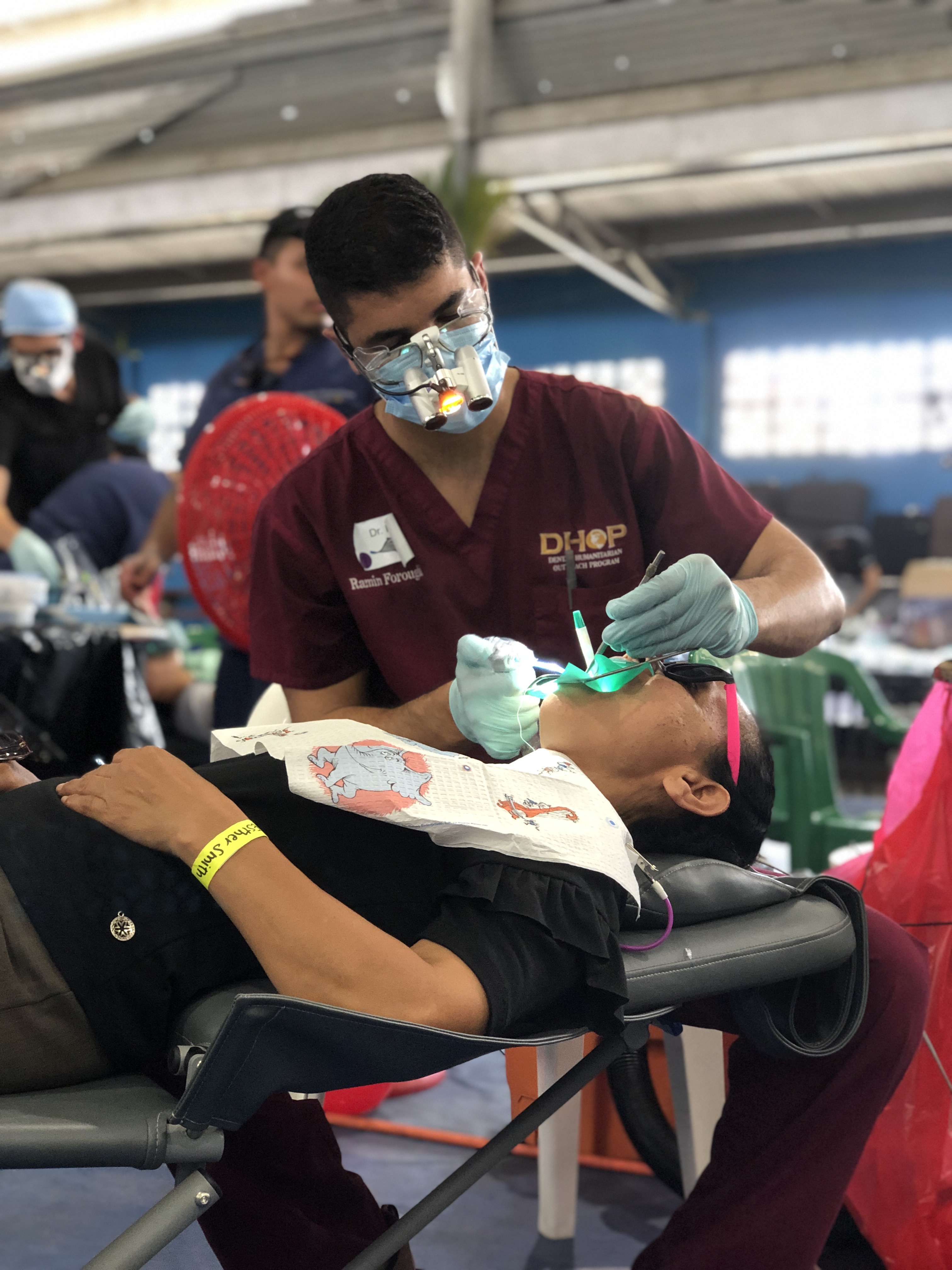 Dr. Ramin Foroughi at a DHOP humanitarian mission