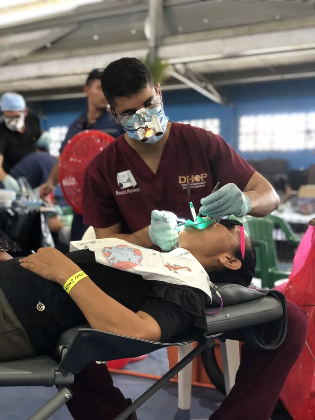 Dr. Ramin Foroughi at a DHOP humanitarian mission